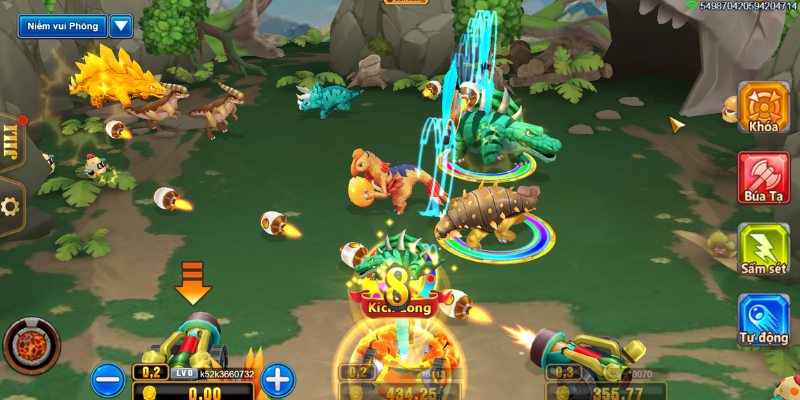 Giao diện bắn cá đổi thưởng được thiết kế đẹp mắt, ấn tượng