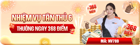 thưởng ngay 368 điểm